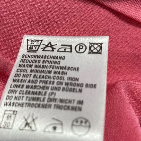 Escada Scoop Neck Long Sleeve Stretch Pullover Top Barbie Pink Size 40 Medium - Picture 11 of 12